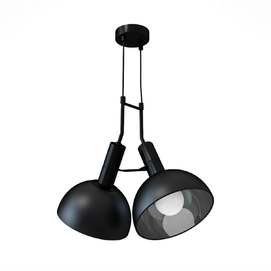 Hanging double lamp Baffi