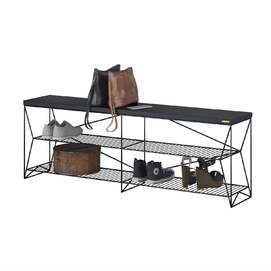 Bench with shelves for shoes Catena