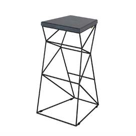 Bar stool Support Leather