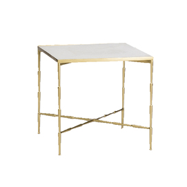 Auxiliary table with white marble A460