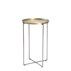 Mesa auxiliar dorada A476