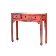 Console pink 3 drawers BE409