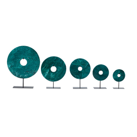 A set of 5 jades turquoise BE520