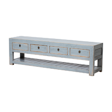 Piecero azul 4 cajones BE586