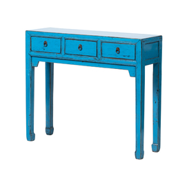 Table blue 3 drawers BE615