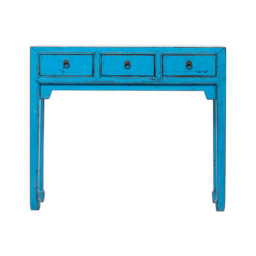 Table blue 3 drawers BE615