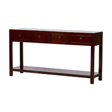 Console red 4 drawers BE619