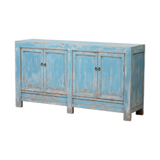 Cómoda azul 4 puertas BE657