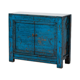 Cabinet blue 2 doors BE696