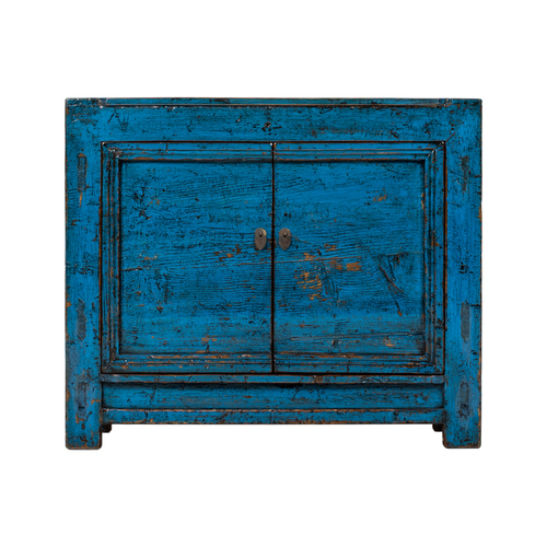 Cabinet blue 2 doors BE696