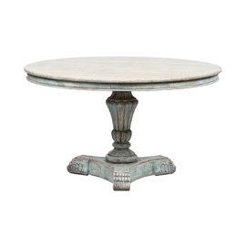 Round dinning table blue BK150