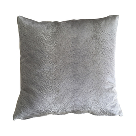 Gray velvet cushion CJS-05