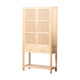 Cabinet natural 2 doors 1 drawer DT127