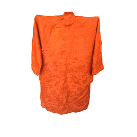 Orange Chinese silk cloth FR011