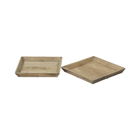 Square tray natural GC349