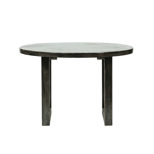 Mesa comedor redonda negra GC739