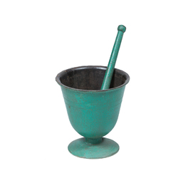 Metal pound medicine with pestle from North K GE649