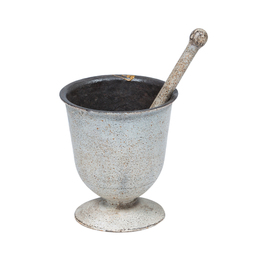 Metal pound medicine with pestle from North K GE651