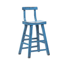 Tall stool blue chair GE805