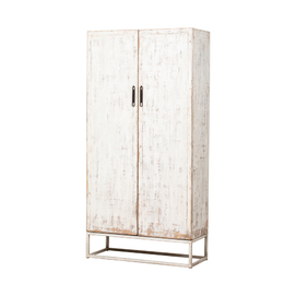 Cabinet white 2 doors GK658