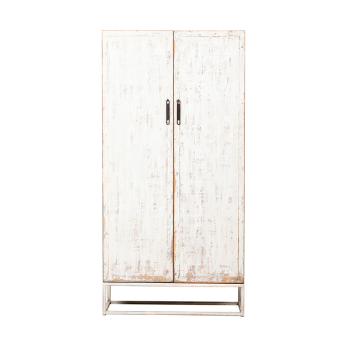 Cabinet white 2 doors GK658