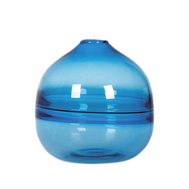 Blue glass vase GLS01