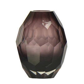 Purple glass vase GLS011