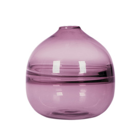 Purple glass vase GLS02