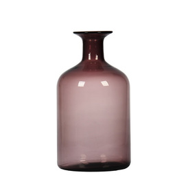 Purple glass bottle GLS033