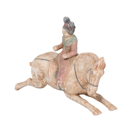 Figura mujer a caballo GM006