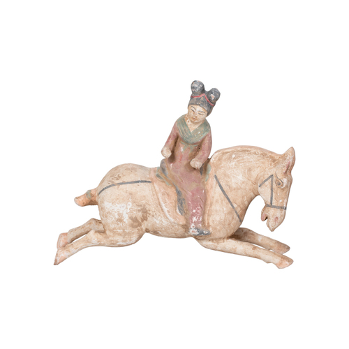 Figura mujer a caballo GM006