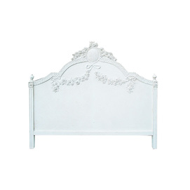 Antique white headboard for bed 1,50m H001