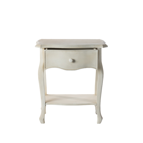 White nightstand H015