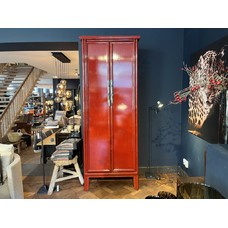 Lacquered Cabinet Tapered Red