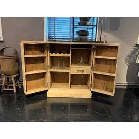 Old Pine Wine Cabinet