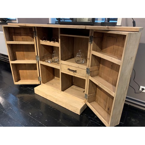 Old Pine Wine Cabinet