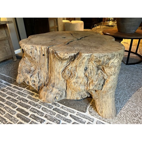 Elmwood Tree Trunk Table
