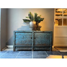 Blue Sideboard Old Pine