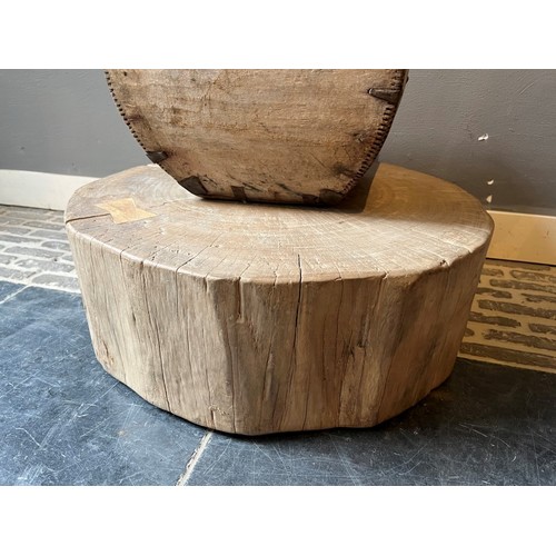 Elmwood Tree Trunk Table