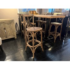 Cross Back Barstool