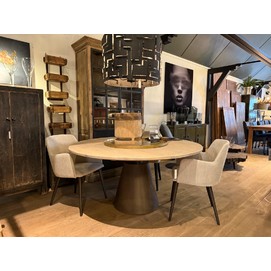 Old Pine Table Round Cone Leg 150CM