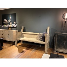 Tree Trunk Bench Old Pine