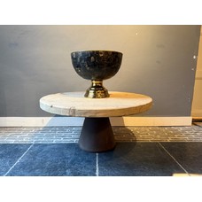 Old Pine Coffee Table Cone Leg Round 80CM