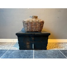 Antique Chinese Side Table Blue