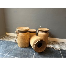 Hardwood Pot With Rope