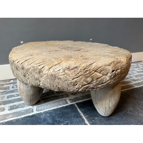 Elmwood Side Table Ball Leg Low