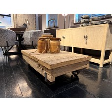 Elmwood Coffee Table Wheels 117X70CM