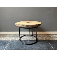 Hardwood Side Table Round