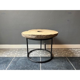 Hardwood Side Table Round