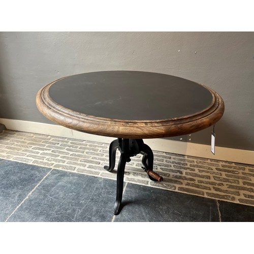 Cast Iron Side Table Adjustable
